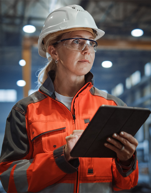 mulher na indústria